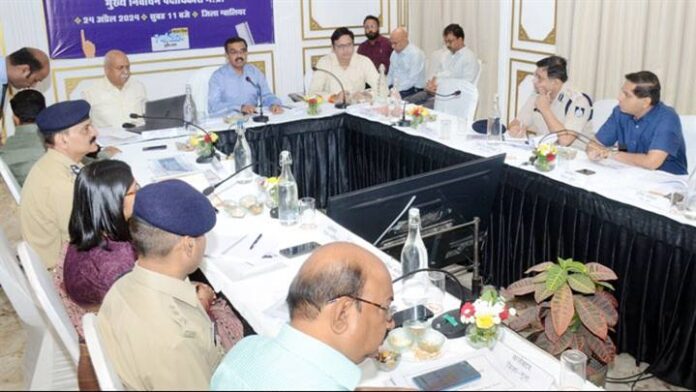 Take strict action against criminal elements: Chief Electoral Officer Shri Anupam Rajan