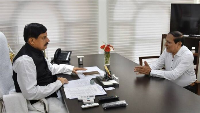 CM Dr. Yadav called on by Executive Director of Gokaldas Exports
