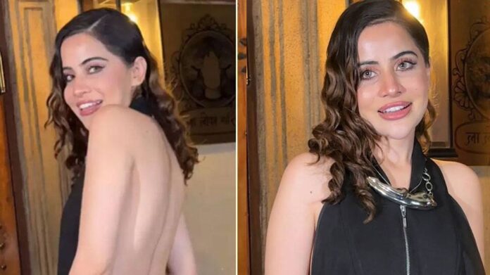 Viral Video: Tipsy Uorfi Javed Gets Papped In Drunken State, Flaunts Her Backless Black Dress - Watch